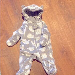 Cozy Winter Baby Onesie